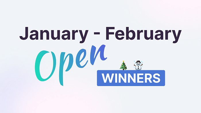 Winners Jan-Feb Open 