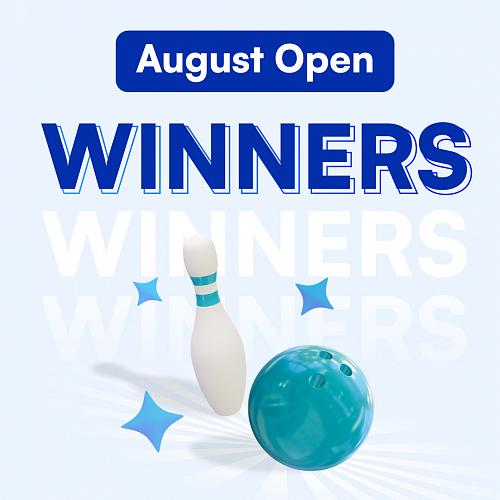 August Open winners