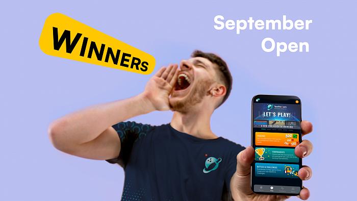 September Open winners