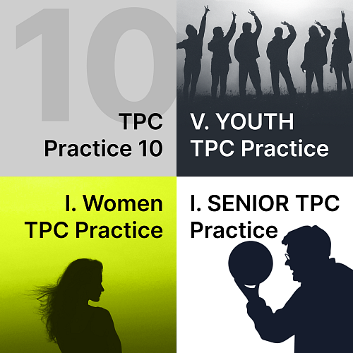 WINNERS TPC Practice 10 / V.YOUTH TPC Practice / I.Women TPC Practice / I.SENIOR TPC Practice 