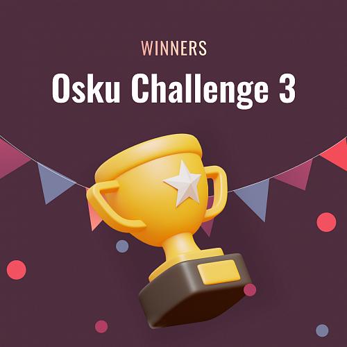 "Osku Challenge 3" winners