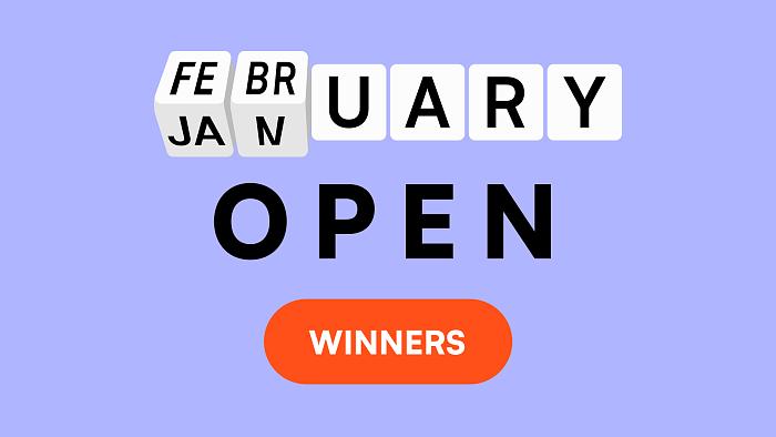Jan-Feb Open winners