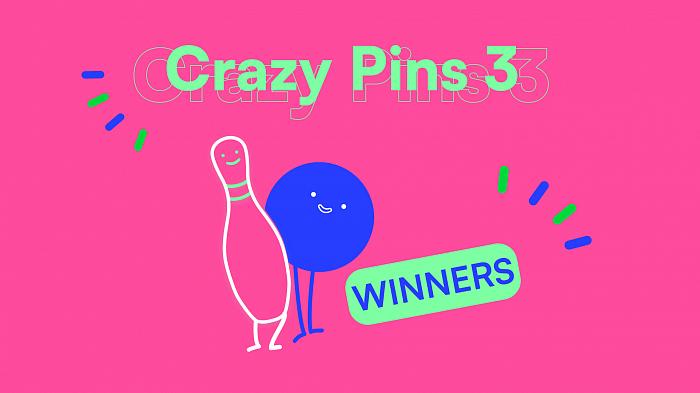 Crazy Pins 3 winners